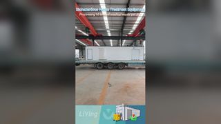 Delivery of medical waste treatment equipment